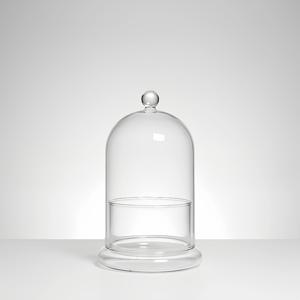TEMU 원통형 유리 돔 작은 공 투명 유리 덮개 받침대 세트, 미니 조경 DIY 이끼병, 투명 유리 덮개, 다육이 장식병, 책상 장식, 장식품, 휴일 선물, 유리 용기, 봄 정원 장식