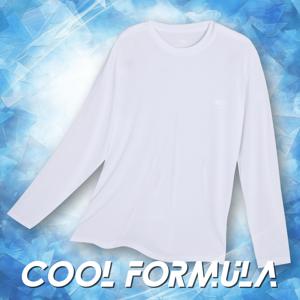 TEMU MACCI (마찌) 남성용 기능성 쿨 긴팔 시원한 냉감 실키 스판 티셔츠 쿨포뮬러 정품