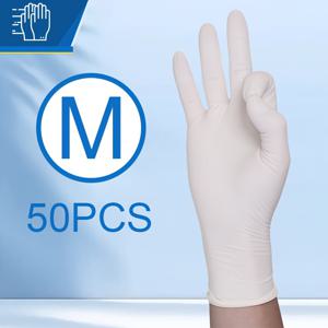 TEMU 50개입 비닐 장갑, 방수 및 방유, 파우더 프리 및 라텍스 프리 청소, 설거지, 가정용 업무, 주방용 일회용 장갑