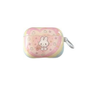 TEMU Apple Airpods 1 2 3 4, Airpods Pro 1 2, Airpods(2세대), Airpods(3세대), Airpods Pro용 Loving Rabbit Easy Fashion 이어폰 케이스, 풀 커버리지, 낙하 방지, 무선 이어폰 보호 케이스, 창의적인 Easy Niche