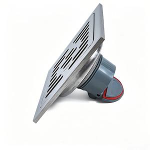 TEMU Courtyard Outdoor/Indoor Floor Drain, High-Flow Large-Bore -Odor Drain for Balcony and Bathroom
