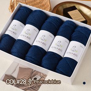 TEMU 알파카 245 뜨개질 바늘 청키 얀 5켤레, 멀티 컬러 가을/겨울 남성 및 여성 패션 제작 선물 수제, 뜨개질 재료 패키지 따뜻한 스웨터, 가디건, 스카프, 모자, 장갑, 바지