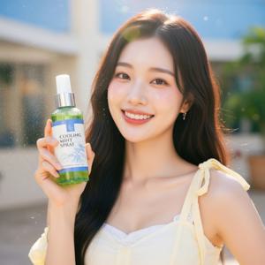 TEMU 바이향 더위 해결 열 케어 시원한 아이스 쿨링 민트 스프레이 150ml