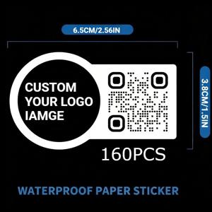 TEMU 원하는 패턴, 로고, QR 코드로 직접 정의할 수 있는 맞춤형 PVC 비정형 스티커. 개인화 스티커, 포장 밀봉 스티커, QR 코드 스티커, 비닐 스티커, 소셜 미디어 스캔 지원. 브랜드 홍보, 선물 포장, 소규모 비즈니스, 이벤트 증정용으로 적합. 고품질 인쇄로 내구성 우수