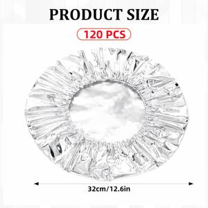 TEMU 식품 등급 재사용 가능 알루미늄 포일 단열 커버 - 32Cm/12.6인치, 테이블 보온 커버, 볼, 접시, 식기용 포일 랩 - 음식 보온, 신선 유지, 해충 및 먼지로부터 보호, 음식 텐트