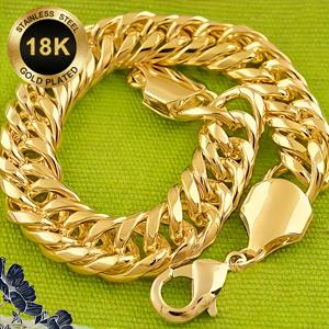 TEMU 고품질 316L 스테인리스 스틸, 18K 금도금의 우아하고 섬세한 쿠바 팔찌. 사계절 모두에 적합한 다용도 주얼리, 남녀 모두 착용할 수 있는 주얼리 추가품, 다용도 및 고급 주얼리