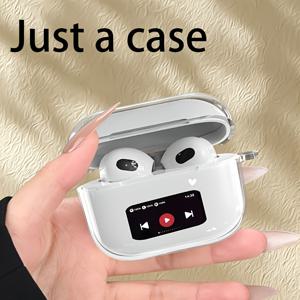 TEMU 음악 플레이어 이어버드 케이스, Airpods 4/Airpods 3/Airpods 2/Airpods PRO 2/Airpods PRO 호환, 친구, 가족, , 남자친구를 위한 이상적인 헤드폰 선물