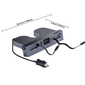 TEMU 테슬라 전용 차량용 충전기용 65W 수납식 고속 충전 독, USB-C 포트, 2025년 및 2026년 모델 3 및 모델 Y 업그레이드용