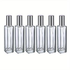 TEMU 6개 세트 5ml 10ml 20ml 여행용 향수병 리필 가능, 휴대용 향수 아토마이저 유리 스프레이 병 미세 분사 방수 스프레이어 여행용 병 콜로니 향수 포켓 유리 스프레이 병 화장품 디스펜서