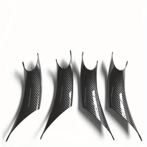 TEMU BMW 3 4 시리즈 M3 M4 F30 F80 F31 F32 F33 F34 F36 F82 2013-2019용 F30 F32 전면 후면 카본 파이버 패턴 인테리어 도어 핸들 ABS 트림 보호 커버