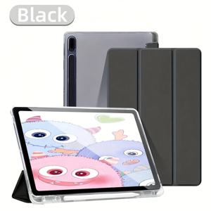 TEMU 삼성 갤럭시 탭 S6 라이트 10.4인치, S7+/S7FE/S8+ 12.4인치, S9/S9FE/S10FE 10.9/11인치용 무광 실리콘 케이스