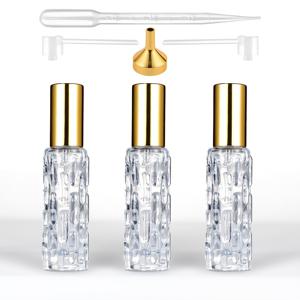 TEMU 완벽한 7pcs 세트 (추가 제품 포함), 휴대용 향수 분무기, 유리병/플라스틱 프레스 펌프, 가볍고 컴팩트함, 데일리 출퇴근 및 출장에 적합, 미끄럼 방지 디자인, 미세 분사, 편안한 그립감, 10ml 용량