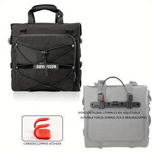 TEMU 1개 20L 사이드 사들백 범용 모터사이클 래그리지 팬니어 백 BMW, HONDA, 야마하, KTM, 스즈키 후방 시트 가방