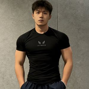 TEMU 남성용 반팔 컴프레션 퀵 드라이 셔츠, 피트니스 반팔 셔츠, 흡습성 및 통기성 운동용 베이스 레이어 티셔츠, 남편을 위한 완벽한 선물