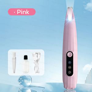TEMU LED 조명이 있는 전동 강아지 발바닥 트리머 | USB 충전식, 고양이 및 강아지용, 수염과 발털 정리용으로 이상적, 반려동물 눈가털 정리, 반려동물 그루밍 클리퍼, 저소음 트리머, 다기능 반려동물 털깎이, 발바닥, 눈, 귀, 얼굴, 엉덩이용