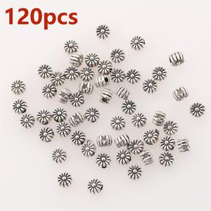 TEMU 240개/120개 4mm 양면 꽃무늬 직구 스페이서 비즈, 원형 루즈 스페이서 비즈, 타원형 플랫 세로 펀칭 루즈 비즈, 장식용 비즈, 입체 매화꽃 소구멍 구슬공예, 도트 풀구멍 루즈 비즈, 직조용, 주얼리 DIY 팔찌, 팔찌, 목걸이, 구슬, 의류 액세서리, 공예용 비즈 모음, 액세서리 제작, 주얼리 제작 키트용