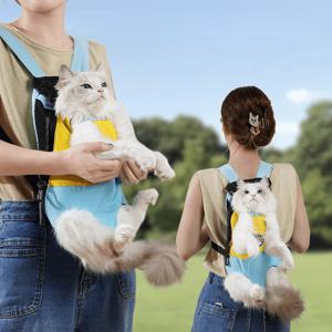TEMU 반려동물 외출 백팩 강아지 고양이 이동가방 테디 중소형견 앞가슴 캐리어