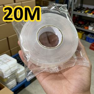 TEMU 초강력 나노 양면 테이프, 30mm X 20.0m 롤, 두껍고 투명하며 잔여물 없음, 플라스틱, 목재, 유리, 석재, 금속-PE 소재, 아크릴에 적합, 고점도 고점도 강화형 나노 양면 테이프