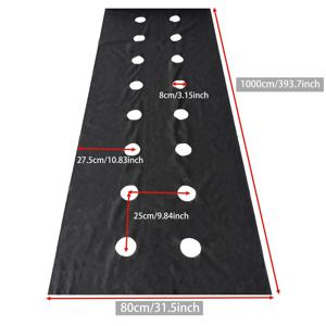 TEMU 천공식 잡초 방지 마，其尺寸为2.62ft X 65.62ft, 미리 천공된 부직포 잡초 방지 시트, 과열 방지를 위한 투수성 및 통기성, 야채 및 딸기 재배 시 잡초 방지를 위해 마당, 정원, 농장에 적합