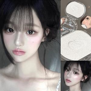 TEMU 선키스() 글리터 하이라이터 투명 실버·화이트 다이아 펄 미세 입자 모공부각 최소화 콧대/애교살/앞트임 포인트 입체 광채