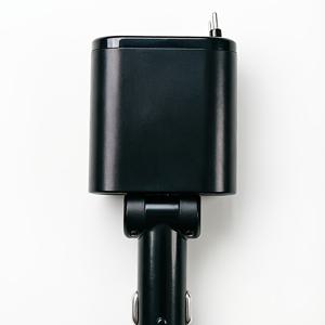 TEMU 노바 차량용 충전기, 멀티 프로토콜 충전기, 초고속 충전, 저온 충전, 안전하고 빠른 USB-C 장치 충전 - 차량용 충전기, 최신 차량용 충전기, 소형 충전기, 배터리 없음, 듀얼 retractable 케이블, 차량용 전원 어댑터