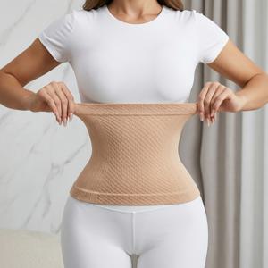 TEMU 고탄성 심리스 통기성 원단, 가슴과 허리 이중용도 보정, 허리와 등 지지, 몸매 보정 및 복부 조절 벨트, 따뜻한 복부 보호 허리 조임기, 복부 축소용