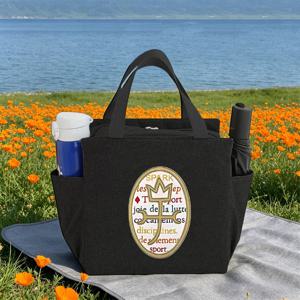 TEMU CASTELLBAJAC 이미지 프린트 남녀공용 보온 도시락 가방 1개, 스타일리시하고 가벼운 디자인, 비식품 접촉층, 누수 방지 디자인, 직장, 학교, 사무실, 캠핑, 운동 후 식사에 적합, 비식품 접촉용