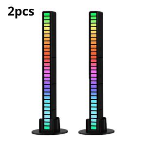 TEMU 1/2개 뮤직 리듬 라이트 - 파티 장식 데스크탑 스마트 라이트 바, USB 전원 배터리 불필요, 방 게임 룸 뮤직 리듬 LED 앰비언트 라이트 | 내구성