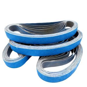 TEMU 40개 지르코니아 알루미나 샌딩 벨트 3/8X13인치 (10X330mm) 입자 40/60/80/120# 지르코늄 산 샌딩 벨트, 목재 금속 샌딩 및 연마에 적합