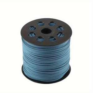 TEMU 호비워커 2.8mm 플랫 스웨이드 코드, 약 100야드 롤 스풀, 인조 스웨이드 코드 실 벨벳 코드, 목걸이 팔찌, 비즈 및 DIY 공예용, 40가지 색상 제공