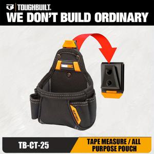 TEMU Toughbuilt 줄자 다용도 파우치 공구 보관 파우치 ( TB-CT-25 포함)