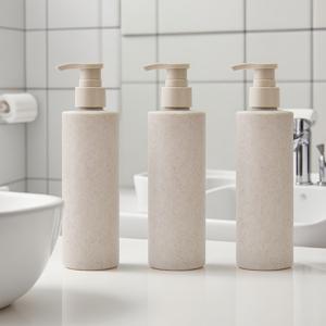 TEMU 1세트/3개 250ml (8.45oz) 샴푸, 샤워젤 & 컨디셔너 스퀴즈 병 디스펜서 포함 - 여행용 리필 가능한 핸드 솝 및 헤어케어 용기