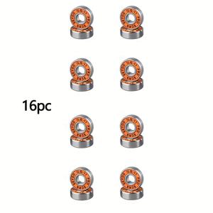 TEMU 16개 ILQ-11 고속 베어링 608RS 스케이트보드, 롱보드, 인라인 스케이트 및 아이스 스케이트에 적합, 저소음