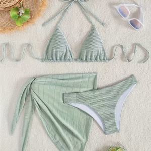 TEMU ' 3pcs 분할 수영복