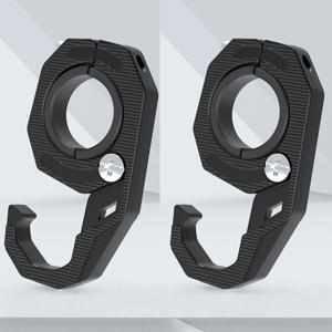 TEMU 1개/2개 범용 22mm 핸들바 후크, 고품질 후크, 핸들바, 헬멧 후크, 러기지 후크, 혼다 카와사키 야마하에 적합