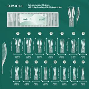 TEMU 슈퍼포인트형 3D 네일 연장 몰드, 고투명 투명 소재 제작, 쉬운 선택을 위한 대형 사이즈 숫자 표시 포함. 질감으로 완벽한 3D C커브를 위한 둥근 풀아치를 손쉽게 연출. 몰드는 재사용이 가능하며 데일리 출퇴근, 연회 파티, 축제 분위기 등 다양한 네일 아트 스타일에 쉽게 적응 가능