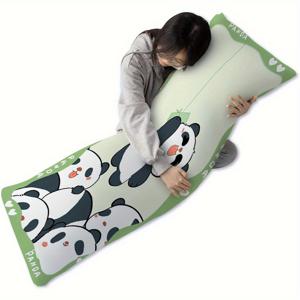 TEMU 모던 팬더 추상 미술 바디 베개 커버 1개, 폴리에스터 소재 - 롱 스타일 150cm*50cm/59in*19.6in, 신선한 우주 테마 프린트, 침실, 소파, 침대, 자동차 등 다기능 장식용으로 적합 (속통 미포함)
