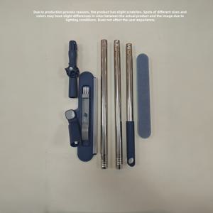 TEMU 다용도 유리 청소 도구 1개, 양면 창문 청소 도구. 청소 도구, 고층 창문 청소용 전용 도구, ABS 소재, 스테인리스 스틸 봉, 청소용 스펀지 스트립, 물자국 없이 물기를 닦아내는 스퀴지 스트립. 색상과 스타일은 랜덤입니다.
