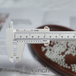 TEMU 모조 진주 원형 비즈 5mm, 6mm, 7mm, 8mm, 10mm, 12mm, 100g; 불규칙 비즈 5x7mm, 베이지 장식 비즈, 주얼리 제작에 적합, 폰 체인, 가방 체인 및 S, 목걸이 제작에 이상적인 홀 비즈