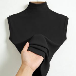 TEMU 터틀넥 민소매 봄 여름 신상 여성 티셔츠 캐주얼 패션 베이스 레이어
