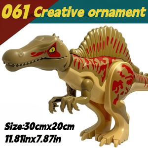TEMU 창의적인 레드-브라운 혼합 색상 스피노사우루스 장식품, 침실/데스크탑/실내 공간을 위한 창의적인 장식으로 적합, 완벽한 부활절/크리스마스/추수감사절/할로윈 선물