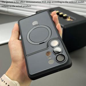 TEMU 휴대폰 케이스 - 스탠드, 마그네틱 버전, 삼성 S26 Ultra 폰 케이스에 적합, 삼성 S26+ 풀 커버리지 충격 방지 소프트 엣지 하드 쉘, S26 스타일리시하고 트렌디한 남녀 공용 보호 커버