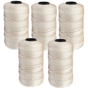 TEMU 멀티컬러 원사 - 5묶음, 원사 직경 1.5mm, 묶음당 100g, 총 500g, 코바늘 뜨개질, 모자, 신발, 매트, 가방 및 소형 공예 프로젝트용, 다양한 색상 선택 가능