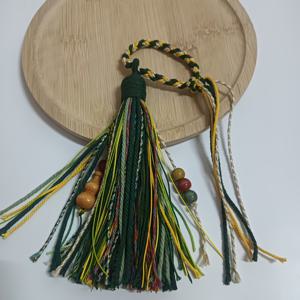 TEMU 여러 색상의 술 장식 선택 가능, 수제 직조 술 펜던트, 새로운 중국풍 스타일, 가방/집/열쇠고리/자동차 걸이 장식