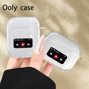 TEMU 음악 플레이어 이어버드 케이스, Airpods 4/Airpods 3/Airpods 2/Airpods PRO 2/Airpods PRO 호환, 친구, 가족, , 남자친구를 위한 이상적인 헤드폰 선물