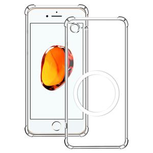 TEMU 휴대폰 케이스 - 스타일 마그네틱 폰 케이스 (아이폰 XR/XS Max/X/XS/7 Plus/8 Plus/7/8/SE (2022)/SE (2020)/6 Plus/6S Plus/6/6S/5/SE) 적합, 충격 방지, 스크래치 방지, 내구성, 마그네틱 링, 투명 TPU, 사각형 미끄럼 방지, 먼지 방지, Li