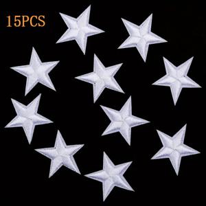 TEMU 15pcs 밝고 빛나는 별 아이언 온 패치 | 다색 자수 애플리케이스 DIY 패션 | 내구성 및 쉽게 적용할 수 있는 수선 데칼 | 의류, 청바지, 자켓 및 가방에 적합한 다용도 크래프팅 용품, 청바지 수리 | 빛나는 디자인 | 내구성 있는 직물, 청바지 수리 키트