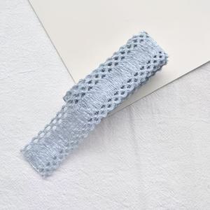 TEMU 1개-2야드 속이 빈 레이스 선물 포장 폴리에스터 웨빙 리본 보우 헤어 장식 재료