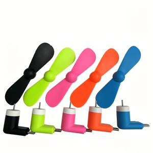 TEMU 3개/6개 랜덤, 미니 USB 휴대폰 선풍기, 플러그 앤 플레이 Type-C 핸드헬드 선풍기, 저소음 냉각 휴대용 선풍기, 여행, 야외, Android 기기용, USB 전원 공급, 다양한 색상, 다양한 규격
