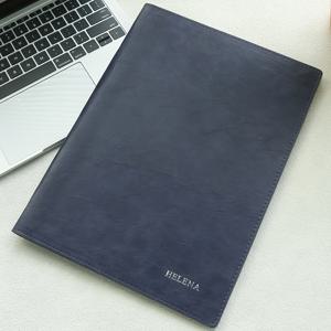 TEMU 1개 맞춤형 이름 A4 빈티지 개인화 각인 골든 모노그램 파일 폴더 맞춤형 레트로 비건 펜 홀더 포함 맞춤형 자석 클립보드 저널